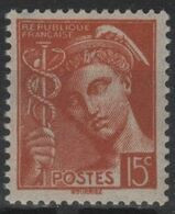 FR 1775 - FRANCE N° 409 Neuf* Mercure - 1938-42 Mercurio