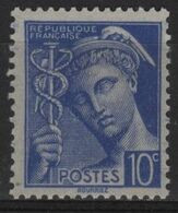 FR 1774 - FRANCE N° 407 Neuf** Mercure - 1938-42 Mercure