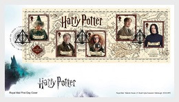 GROSSBRITANNIEN GRANDE BRETAGNE GB 2018 M/S HARRY POTTER FDC SG MS4151 MI B117-4280-84 YT F4700-04 SC SH3790 - 2011-2020 Dezimalausgaben