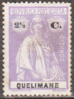 QUELIMANE - 1914, Ceres - 2 1/2 C.  Violeta, Pap. Porcelana Médio  15 X 14  (*) MNG  MUNDIFIL Nº 30 - Quelimane