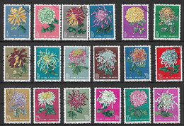 CHINA 1960  CHRYSANTHEMUMS USED - Gebruikt