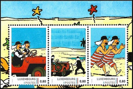 Timbre Privé** - Kuifje / Tintin - Milou / Bobbie - Haddock - Au Pays De L'or Noir / En Het Zwarte Goud - Comics