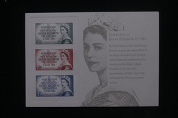 AUSTRALIE - Fac Similé De 1993 De La Coronation De Elisabeth II De 1953, - L 120260 - Storia Postale