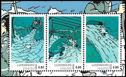 Timbre Privé** - Tintin / Kuifje - Milou / Bobbie - L’étoile Mystérieuse / De Geheimzinnige Ster / The Shooting Star - Comics