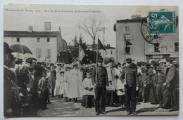 CARTE POSTALE OSTENTIONS DU DORAT 1904 ARRIVEE DE LA COMMUNE DE BUSSIERE POITEVINE Aramhourou - Bussiere Poitevine