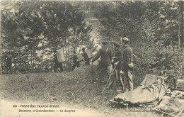 FRONTIERE FRANCO SUISSE - Douaniers Et Contrebandiers, La Surprise. - Douane