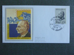 BELG.1974 1713 FDC Soie-zijde (Borgerhout) : "Dag Van De Postzegel - Journée Du Timbre " - 1971-80