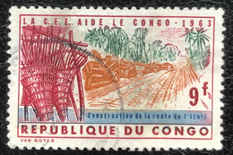République Du Congo - C8/53 - (°)used - 1963 - Michel 136 - Europese Hulp Aan Congo - Altri & Non Classificati