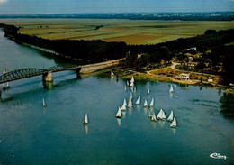 PONT-DE-VAUX      ( AIN )    VUE AERIENNE . LE CAMPING-PLAGE  " LE FLEURVILLE " - Pont-de-Vaux