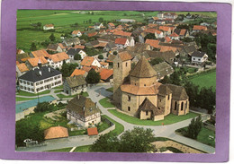 68 OTTMARSHEIM  Vue Aérienne De L' Église Octogonale Du XIeme S. - Ottmarsheim