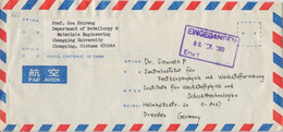 CHINA-PRC 1993 COVER To Germany @D1214L - Briefe U. Dokumente