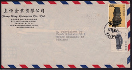 ROC TAIWAN 1976 COVER To Finland @D4307L - Cartas & Documentos