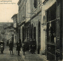 Lafrançaise * Débit De Tabac Tabacs TABAC , Rue Louis Pernon Et église - Lafrancaise