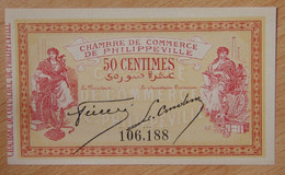 PHILIPPEVILLE ( Algérie - France ) 50 Centimes Chambre De Commerce 10 Novembre 1914 - Chambre De Commerce