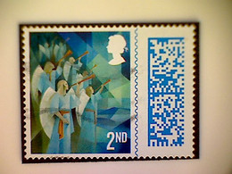 Great Britain, Scott #4176, Used(o), 2021, Cubist Christmas: Angels, 2nd-Matrix - Non Classificati