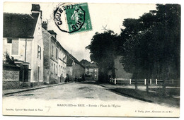 MAROLLES EN BRIE - Entrée - Place De L'Eglise - 1041 - Marolles En Brie