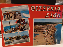 Cartolina Gizzeria Lido Provincia Catanzaro Vedutine 1976, Spiaggia - Catanzaro