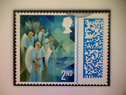 Great Britain, Scott #4176, Used(o), 2021, Cubist Christmas: Angels, 2nd-Matrix - Sin Clasificación