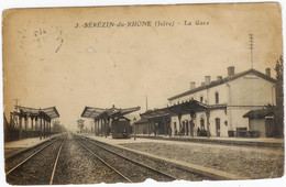 38 Sérézin Du Rhône La Gare - Stations With Trains