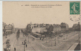 Arras (62 - Pas De Calais) Perspective Des Boulevards De Strasbourg Et Faidherbe ... - Arras