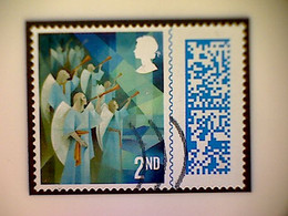 Great Britain, Scott #4176, Used(o), 2021, Cubist Christmas: Angels, 2nd-Matrix - Ohne Zuordnung