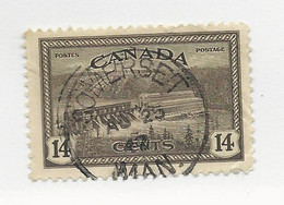 32694) Canada Postmark Cancel Manitoba MB Somerset - Postgeschiedenis