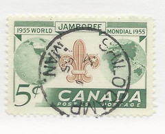 32701) Canada Postmark Cancel Manitoba MB Shilo Camp - Postgeschiedenis