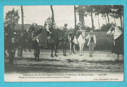 * Merkem - Merckem (Houthulst - West Vlaanderen) * (Uitg Bouquillon) Inhuldiging Baron De Coninck Burgemeester 1907 - Houthulst