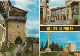 Spain & Marcofilia, Medina De Pomar, Multi, Arco, Plaza Obisto Mauricio Y La Revilla, Lisboa 1969 (3) - Andere & Zonder Classificatie