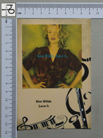 POSTCARD - KIM WILDE -  LP'S COLLETION -   2 SCANS  - (Nº48619) - Music And Musicians
