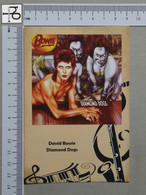 POSTCARD - DAVID BOWIE -  LP'S COLLETION -   2 SCANS  - (Nº48622) - Musica E Musicisti