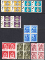 Malta 1961-62 Mint No Hinge, Blocks, Sc# 284-290 - Malte