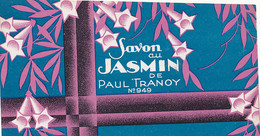 SA 45  / ETIQUETTE  SAVON  PARFUM    SAVON AU JASMIN    PAUL TRANOY - Etiketten