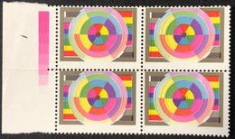 CHINA TEST STAMPS IN MARGINAL BLOCK OF 4 - Variétés Et Curiosités