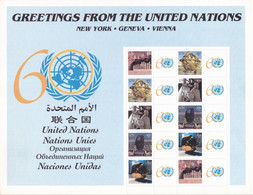 New-York - Feuille F959 - Logo 60e Anniversaire De L' ONU - 2005 - NEUF - Nuevos