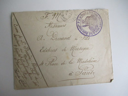 Hopital Complementaire 46 Le Touquet Paris Plage Franchise Postale Guerre 14.18 - Guerra De 1914-18