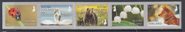 2018 Finland Flora Fauna Bears Swans Insects Dogs Complete Strip Of 5  MNH @ BELOW FACE VALUE - Unused Stamps