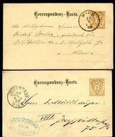 ÖSTERREICH 2 Postkarten P43 Wien 1886-87 - Cartes Postales