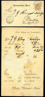 ÖSTERREICH Postkarte P43 Wien Stefaniestraße ZUDRUCK - Bautzen 1890 - Cartes Postales