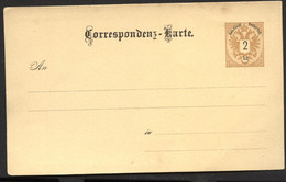 Postkarte P43 Postfrisch 1883 - Briefkaarten