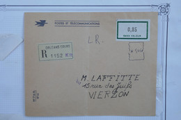 AF8 FRANCE BELLE LETTRE RECOM. 1968 COUR D INSTRUCTION  ORLEANS  POUR VIERZON +A VOIR  ++AFFRANCH. PLAISANT - Lehrkurse