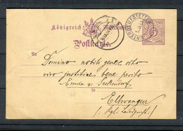 Wuerttemberg / 1884 / K2 "UNTERDEUFSTETTEN" U.a. Auf Postkarte (11525) - Wurttemberg