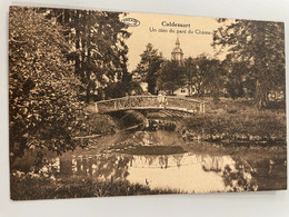 CPA - BELGIQUE - CULDESSART - Cul-des-Sarts - Un Coin Du Parc Du Château - Animée 2 Fillettes Sur Le Pont - Cul-des-Sarts