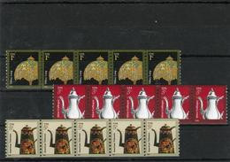 USA - Michel # 3580+4377+3976-- Strip Of 5-- With # S11111- MNH (**) - Coils (Plate Numbers)