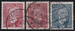 Deutsches Reich   .    Michel   .   365/367      .    O    .   Gestempelt   .    /    .   Cancelled - Used Stamps