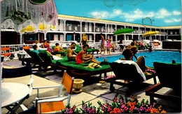 Virginia Virginia Beach Plantation Motel Showing Swimming Pool 1965 - Virginia Beach