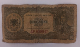 Albania, 10 Lekë 1947, Very RARE - Albanien