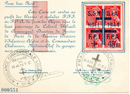 FRANCE.1944. "AMBULANCE CHIRURGICALE LOURDE/SERVICE DE SANTE/F.F.I."BRIANÇON (HAUTES ALPES). - 2. Weltkrieg 1939-1945