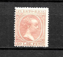 LOTE 2174 A  /// (C015)  PUERTO RICO 1890  EDIFIL Nº: 84**MNH  COTE: 460€ ¡¡¡ OFERTA - LIQUIDATION - JE LIQUIDE !!! - Puerto Rico