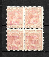 LOTE 2174 A  /// (C015)  PUERTO RICO 1894  EDIFIL Nº: 104 IMPUESTO DE GUERRA   ¡¡¡ OFERTA - LIQUIDATION - JE LIQUIDE !!! - Puerto Rico